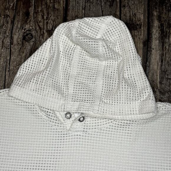 Guess Logo Short Sleeve Mesh Hooded Pullover Tee Shirt Mens Size 2XL - Picture 3 of 9